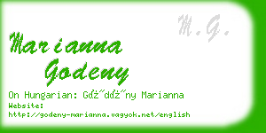 marianna godeny business card